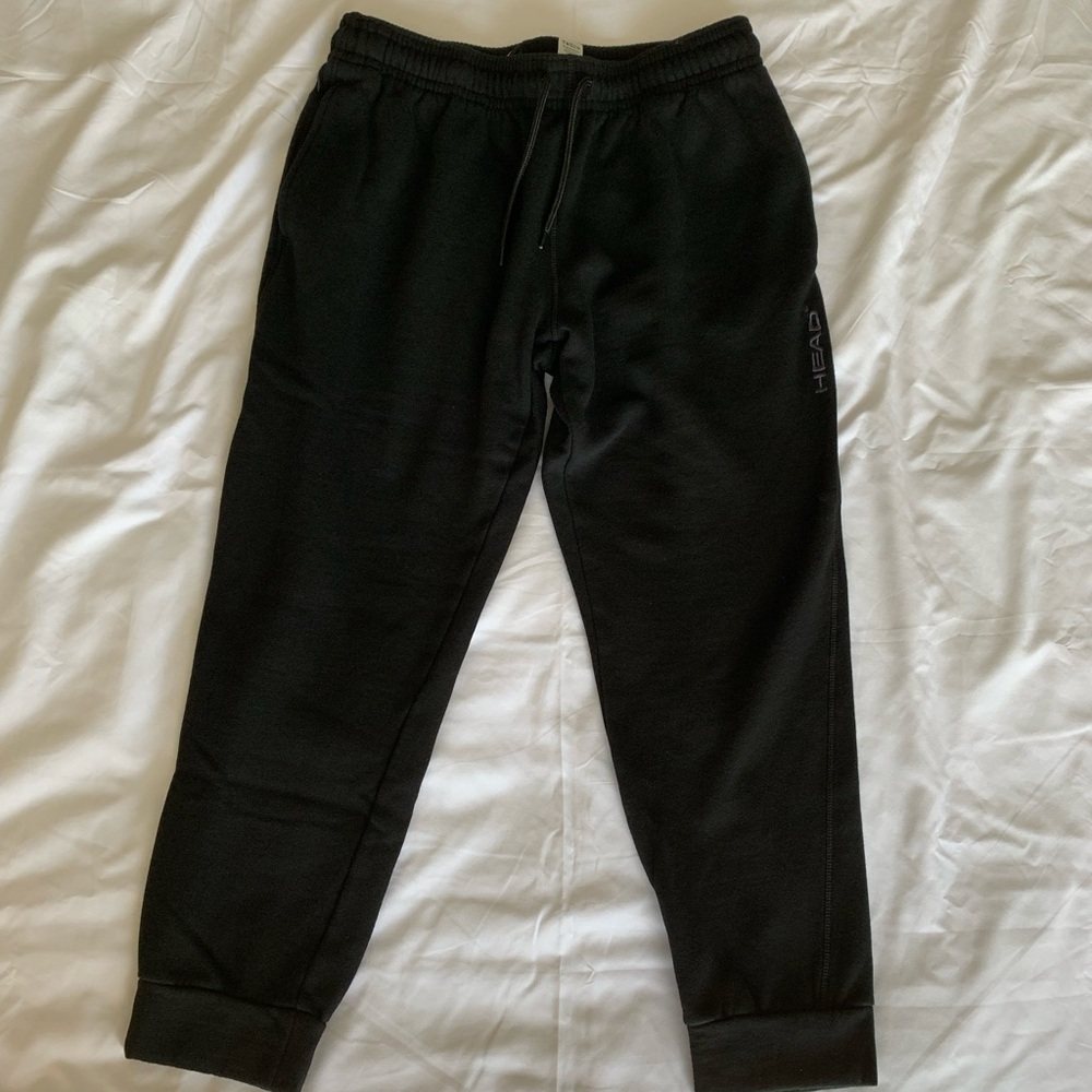 Men’s Black Cropped Sweatpants